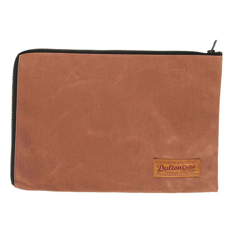   DULTON > ワックス キャンバス ツール ポーチ L 【CAMEL】