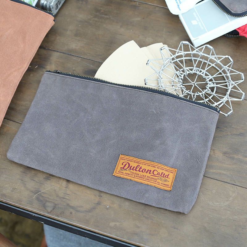 DULTON > ワックス キャンバス ツール ポーチ S 【OLIVE】