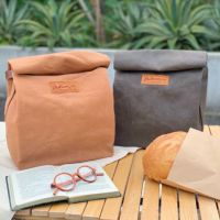 DULTON > ワックス キャンバス ランチ バッグ【CAMEL】