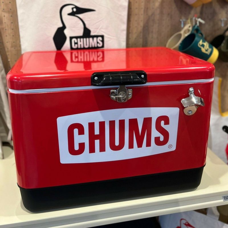 CHUMS - 新品　送料込み　CHUMS  チャムス　54Lスチールクーラーボックス　54L CHUMS（チャムス）アウトドアアイテム｜チャムス スチール