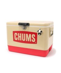 CHUMS - CHUMS チャムス スチール クーラーボックス 54L ベージュ CHUMS（チャムス）アウトドアアイテム｜チャムス スチール