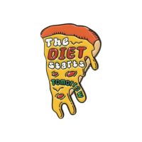 インテリア雑貨・小物 > ピンズ【THE DIET STARTS TOMORROW】