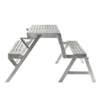 DULTON（ダルトン）家具｜ステンレス テーブル & ベンチ ダブル