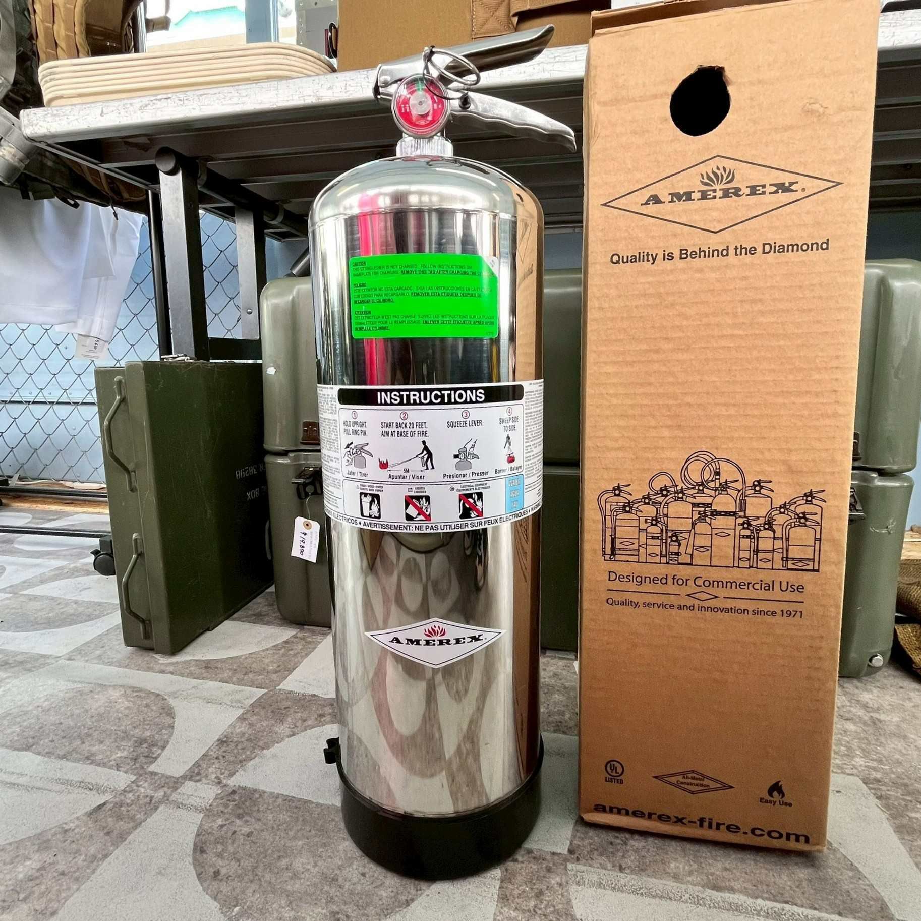 G.I.T TOOLS 米軍払い下げ商品｜AMEREX社製 消火器 Water-Model 240