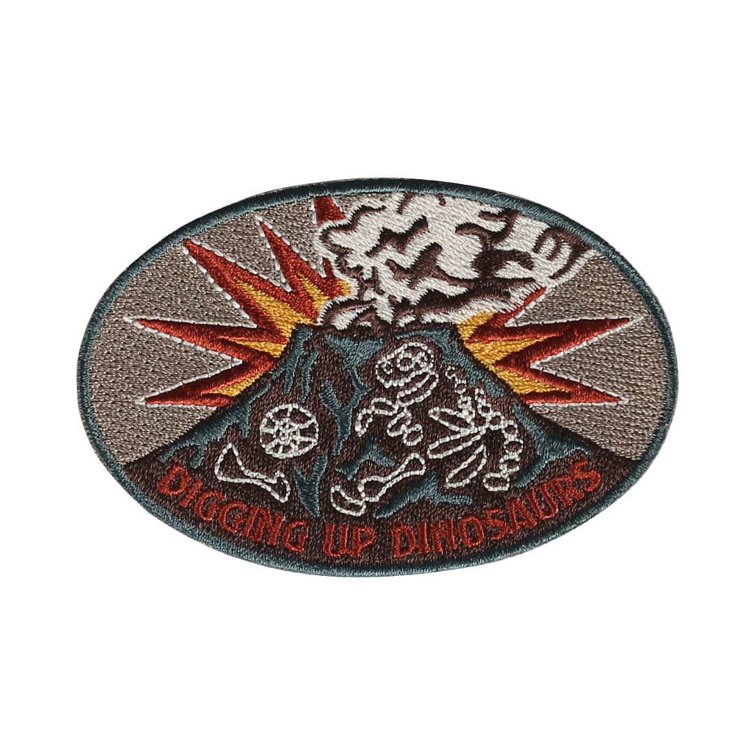 ダイナソー ワッペン 【A DIGGING UP】