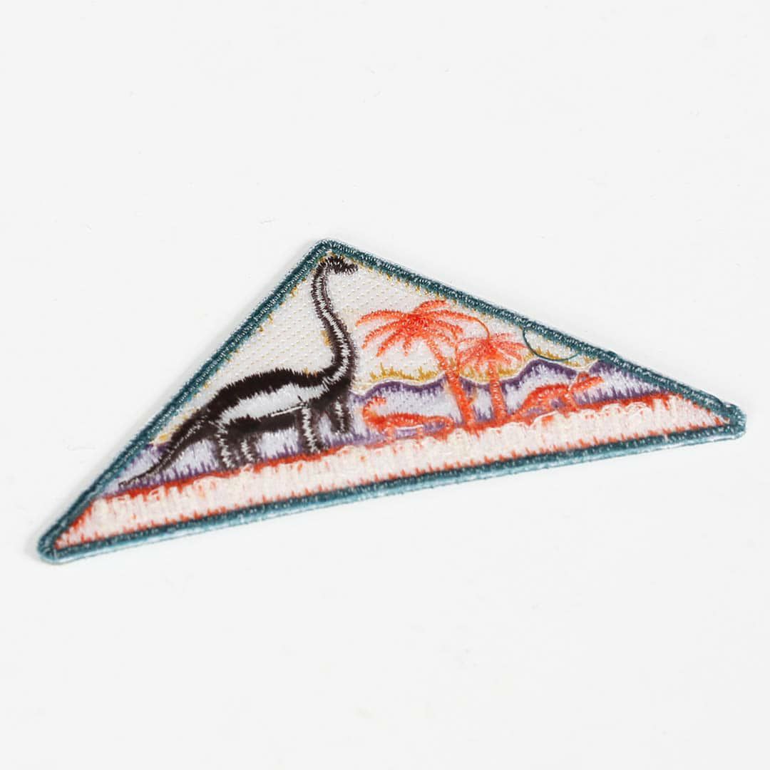  ダイナソー ワッペン 【B WATCH YOUR STEP】