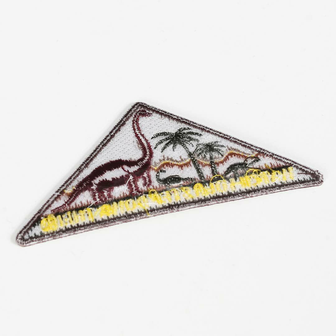 ダイナソー ワッペン 【B2 WATCH YOUR STEP】