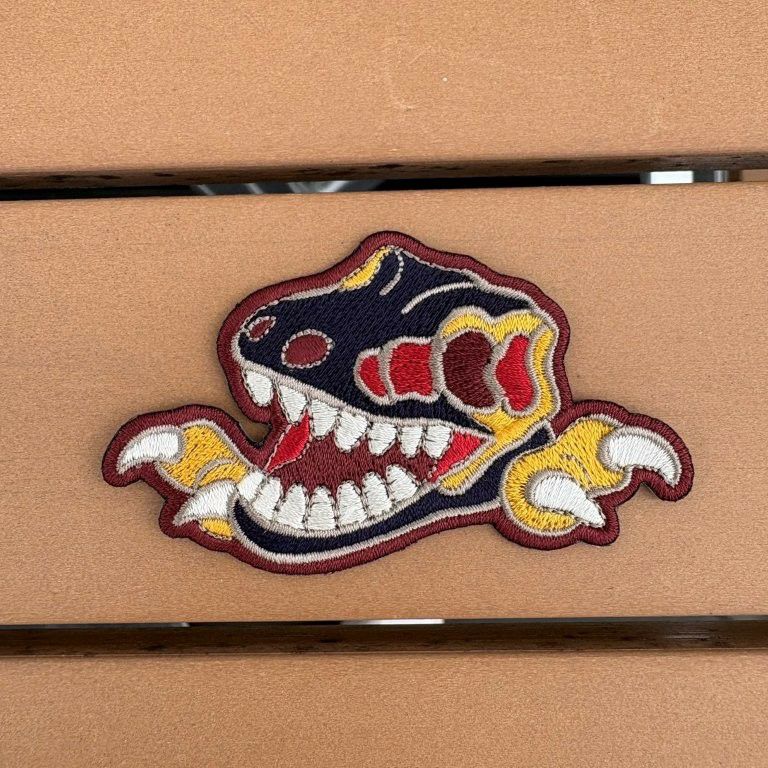 ダイナソー ワッペン 【C2 T-REX】