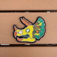 ダイナソー ワッペン 【D2 TRICERATOPS】