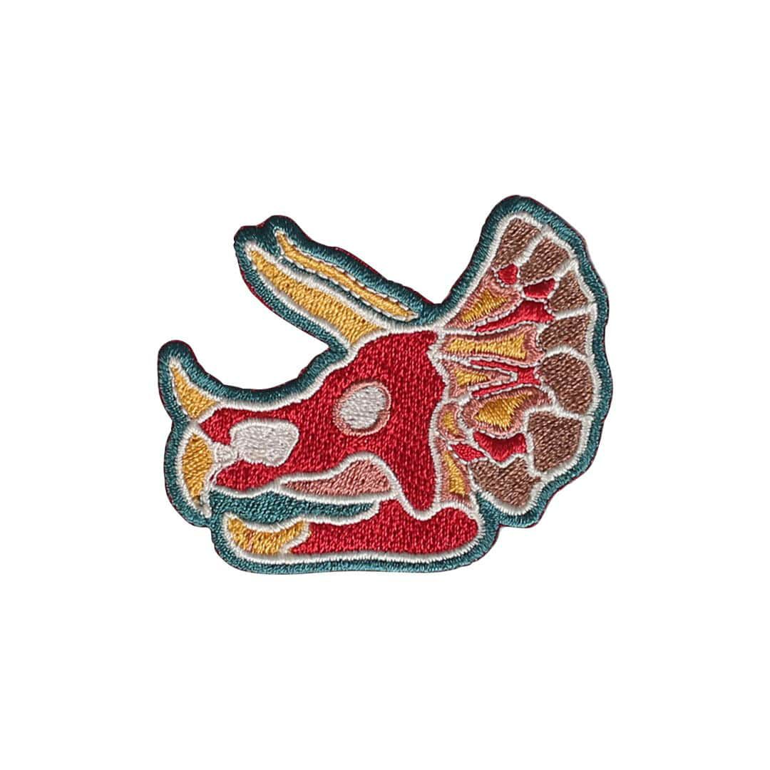 ダイナソー ワッペン 【D3 TRICERATOPS】