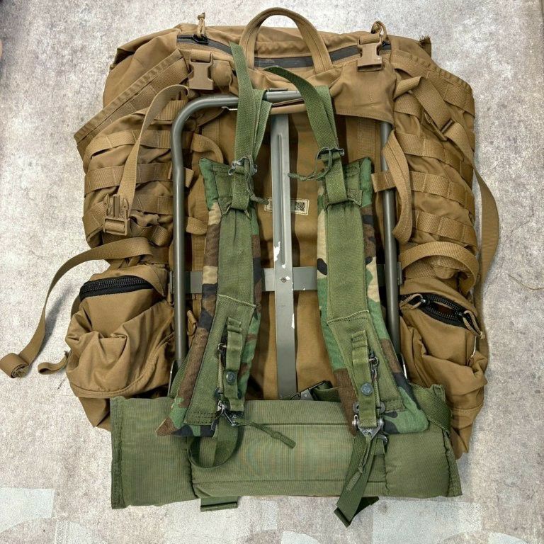 G.I.TTOOLS > USMC FILBE メインバッグ(コヨーテ) × US-ARMY LC-2フレーム × ILBEストラップ（アメリカ製）