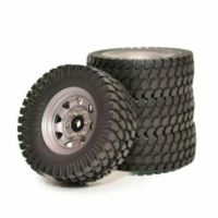 WPLJAPAN > クローラーRC用1.55インチスチール製ビードロックホイール・タイヤセット グレー（75mm・タイプB）(4個セット)