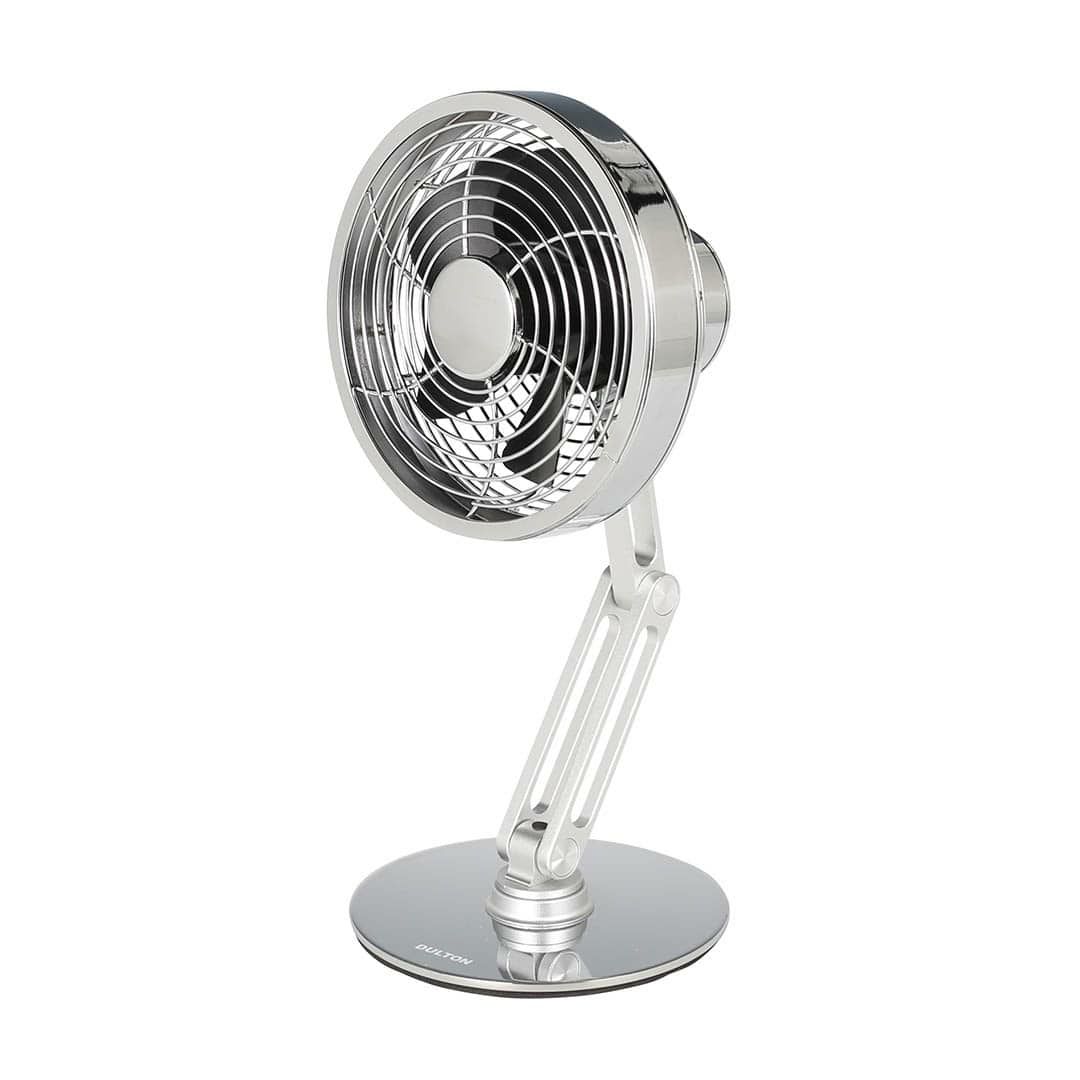 DULTON > スウィング アーム デスク ファン 【CROME/BLACK】