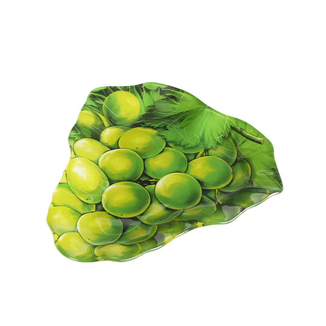 DULTON > ガラス ファーマー プレート　【WHITE GRAPES】