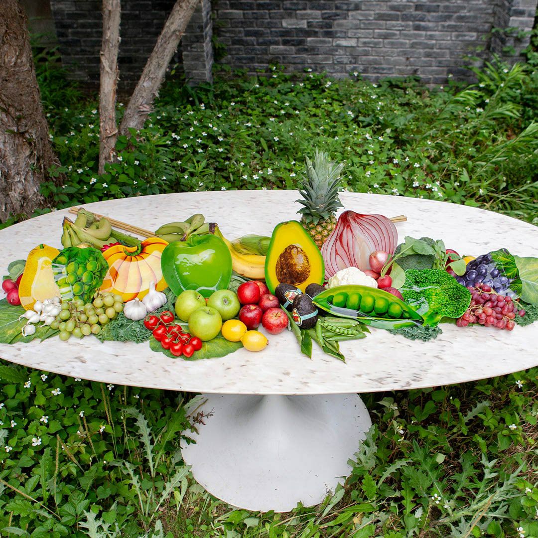 DULTON > ガラス ファーマー プレート　【PEAR】