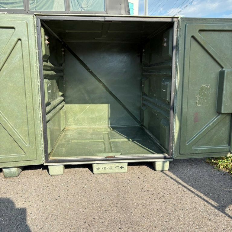 両開き米軍コンテナ 塗装済 完売！問い合わせありがとうございました！