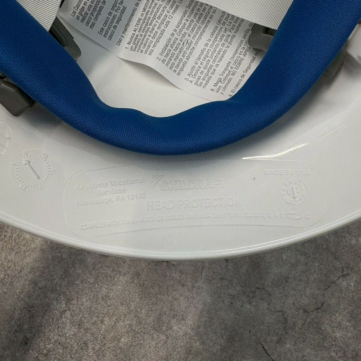 G.I.TTOOLS > SKILCRAFT製 安全ヘルメット 【White】