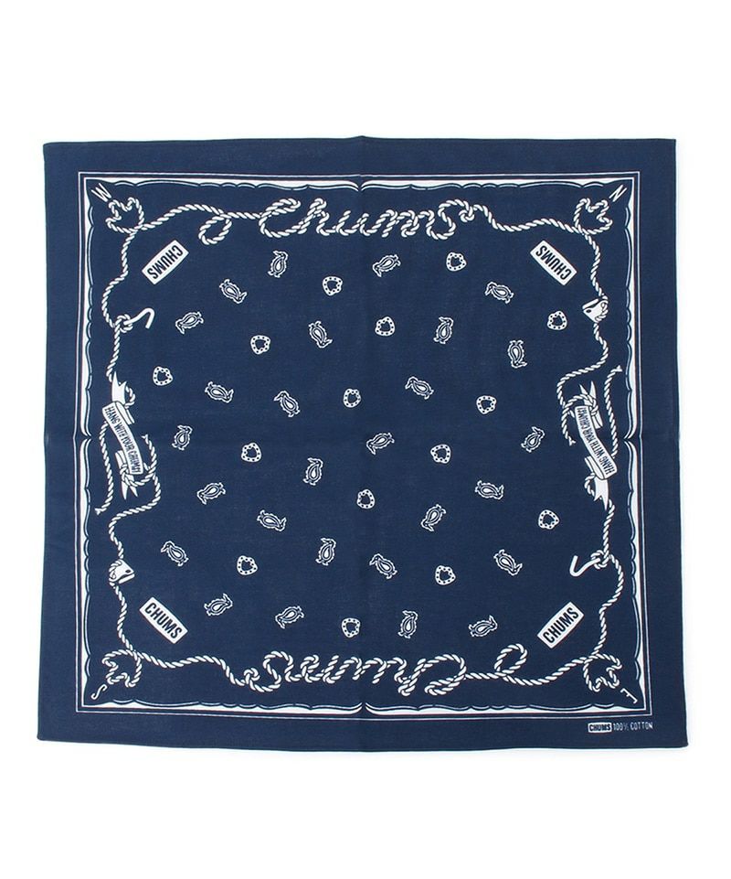 CHUMS > チャムス バンダナ 【Navy】