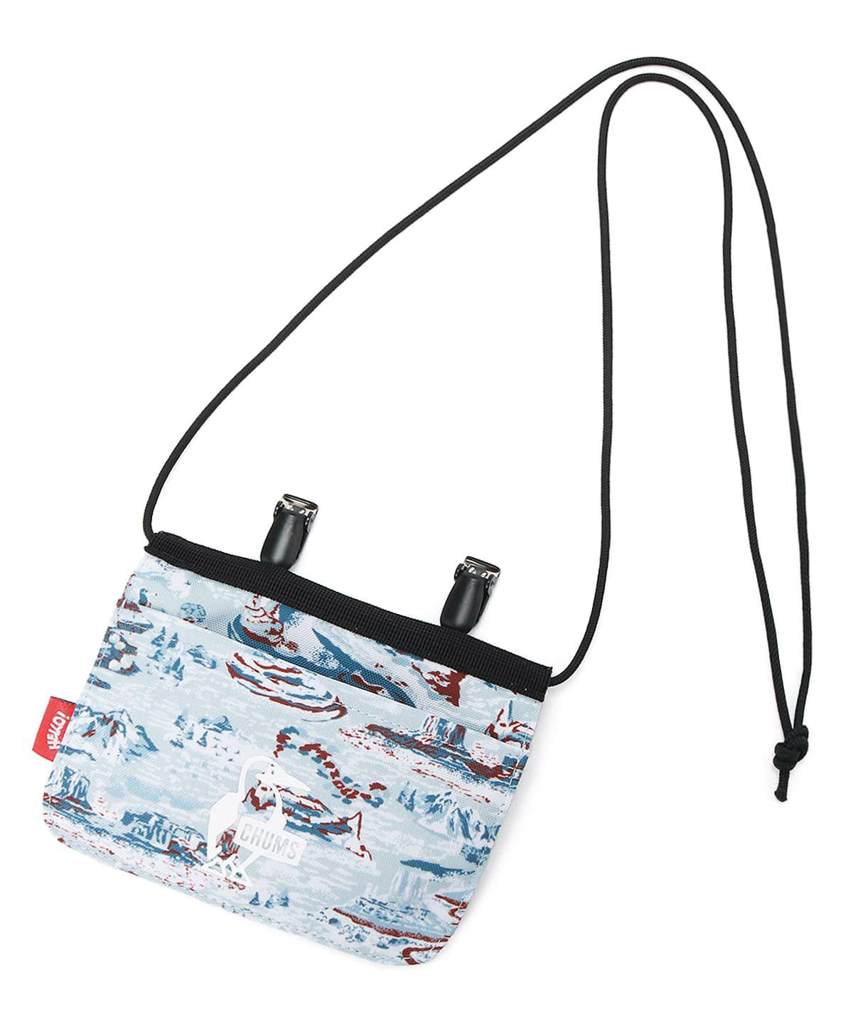 CHUMS > リサイクルアタッチドポケットショルダーポーチ 【Winter Mt.Camo】