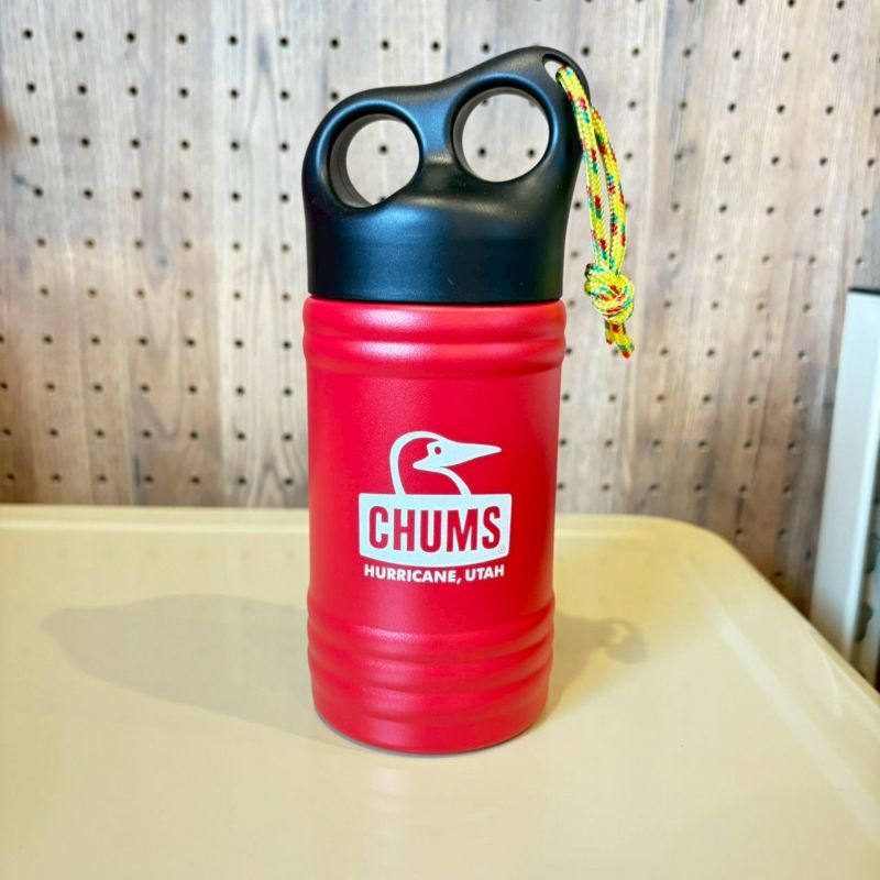 CHUMS > キャンパーウェーブボトル300ml 【Red x White】