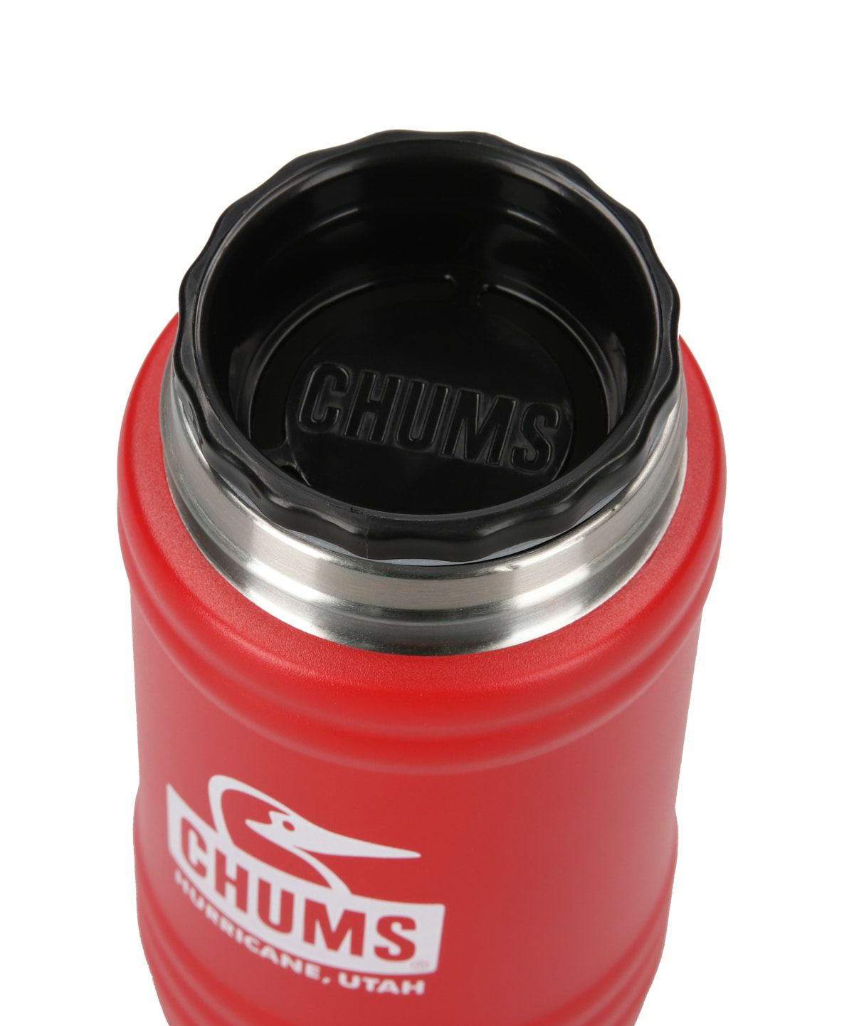 CHUMS > キャンパーウェーブボトル300ml 【Red x White】