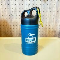 CHUMS > キャンパーウェーブボトル300ml【Teal Green x Greige】