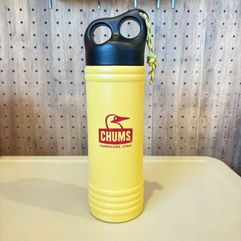 CHUMS > キャンパーウェーブボトル500ml 【Yellow x Red】