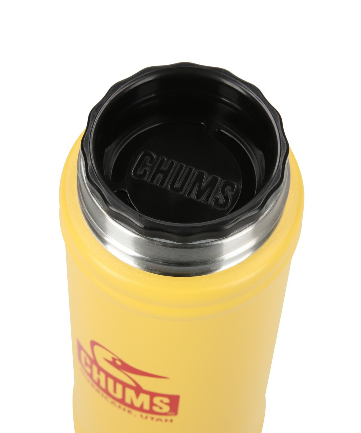 CHUMS > キャンパーウェーブボトル500ml 【Yellow x Red】