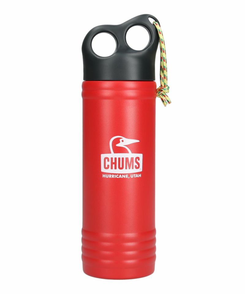 CHUMS > キャンパーウェーブボトル500ml 【Red x White】