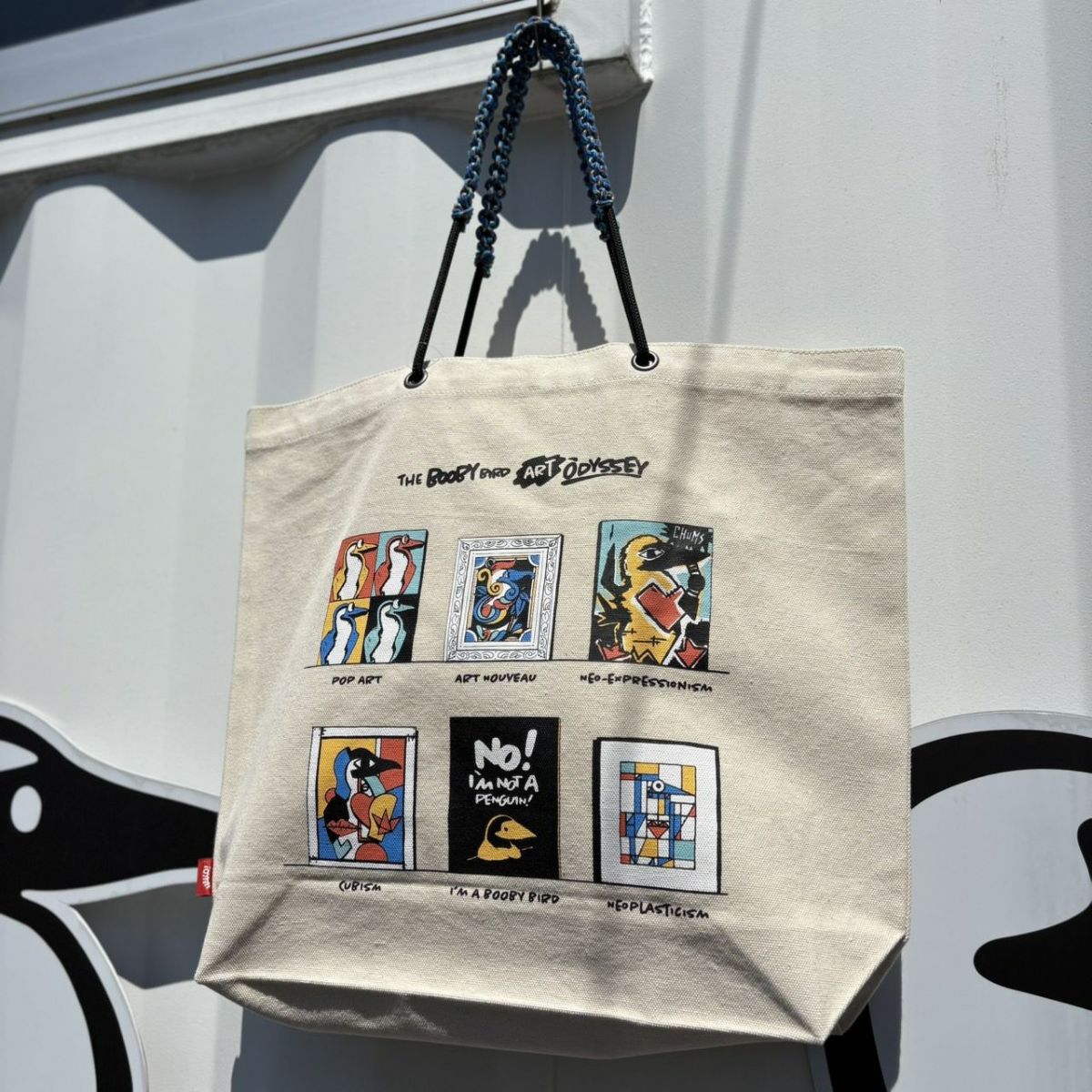 CHUMS > キャンバスロープトートバッグ 【Art Booby】