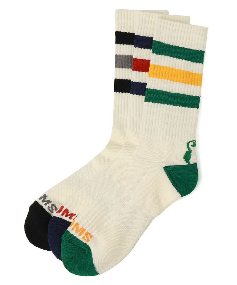 CHUMS > 3PブービーミディアムソックスS~M 【Ivory】