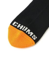 CHUMS > 3PブービーミディアムソックスS~M 【Black】