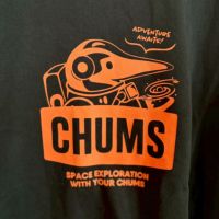 CHUMS > スペースブービーブラッシュドロングスリーブTシャツ XL 【Black】