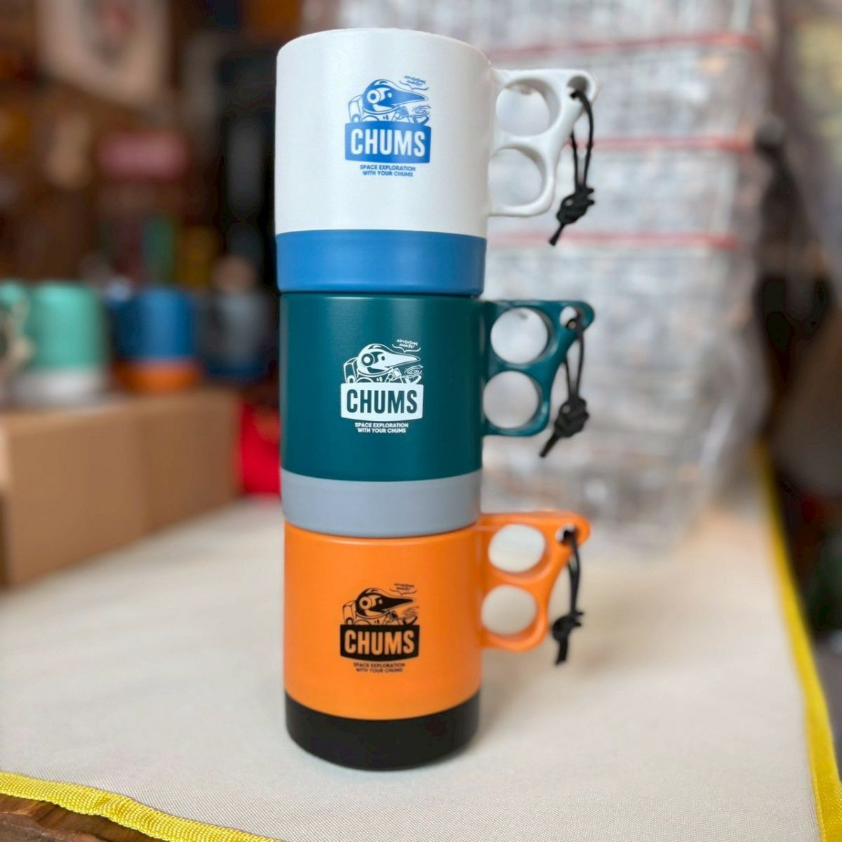 CHUMS > スペースキャンパーマグカップ 【Dark Teal/Gray】