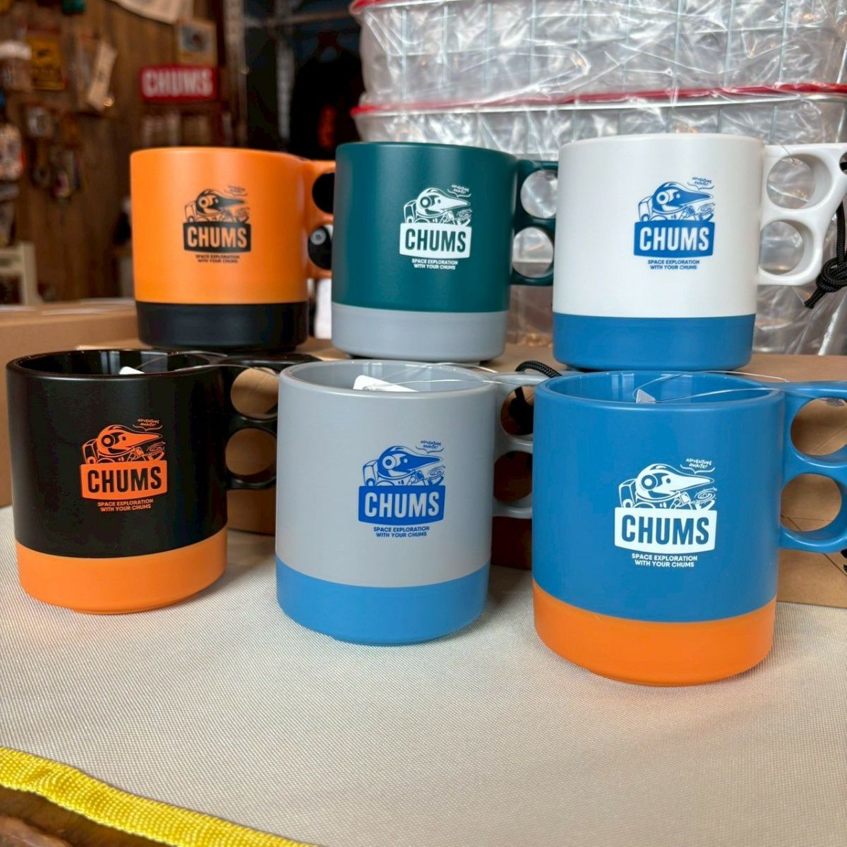CHUMS > スペースキャンパーマグカップ 【Dark Teal/Gray】