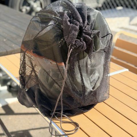   G.I.TTOOLS > メッシュストレージバッグ【Black】